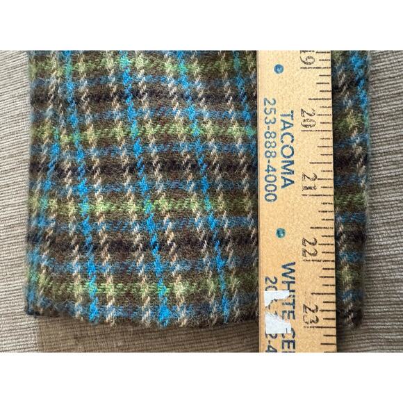 Talbots Shetland Officer Jacket Blazer Women’s 16 Petite Apple Plaid Wool Blend - Picture 8 of 11